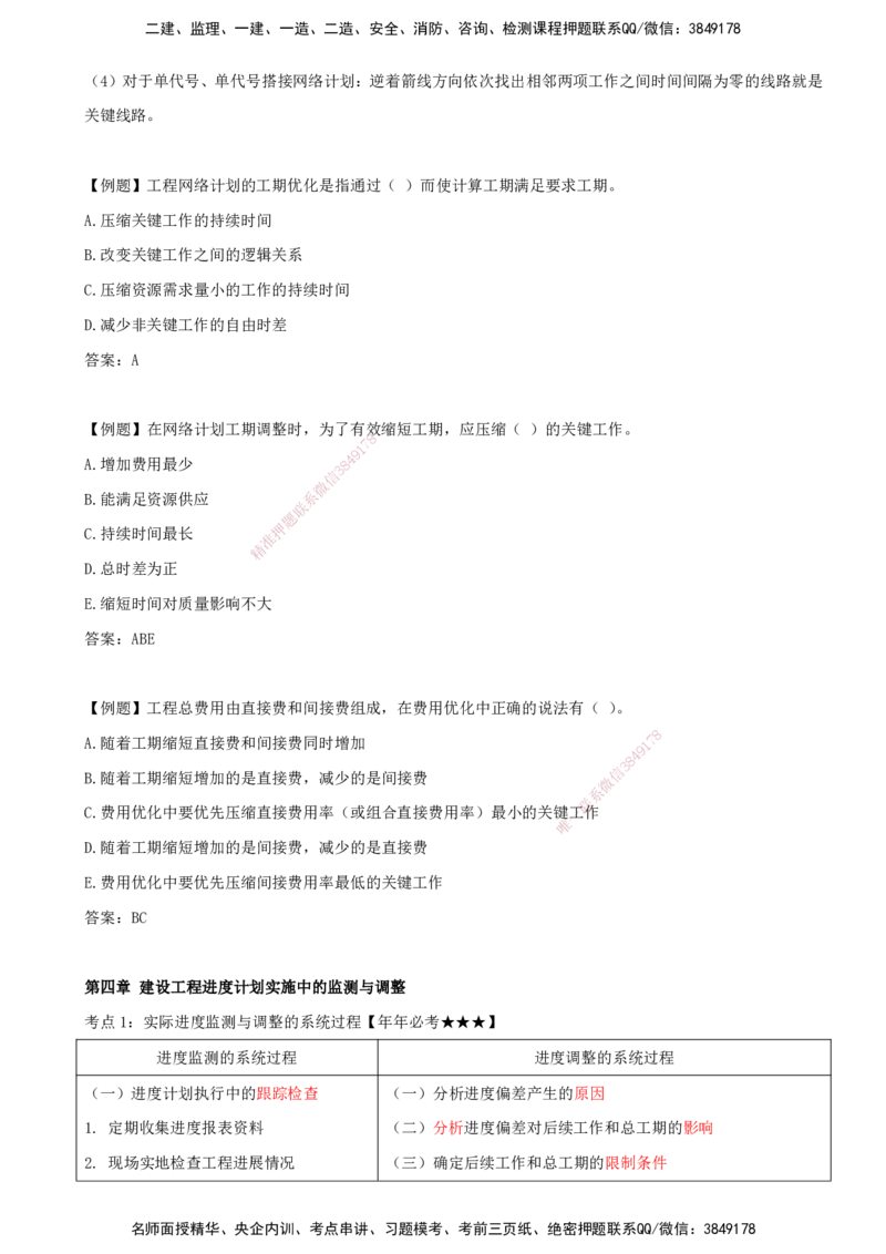 （打印版）王少杰-监理-土建三控-考前密训2(1)_监理工程师_2025监理工程师_2025年监理工程师SVIP_2025年监理土建控制SVIP_04-冲刺串讲✿考点强化✿小灶集训_讲义