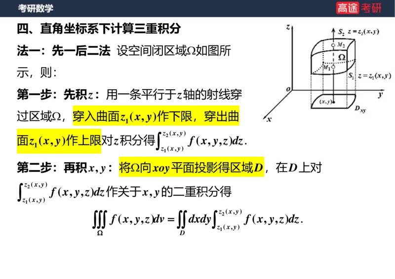 (45)-高数22三重积分空白版_08.2026考研数学高途王喆全程班_赠送2025课程_25考研数学（一、二）全年智达班_{2}--资料