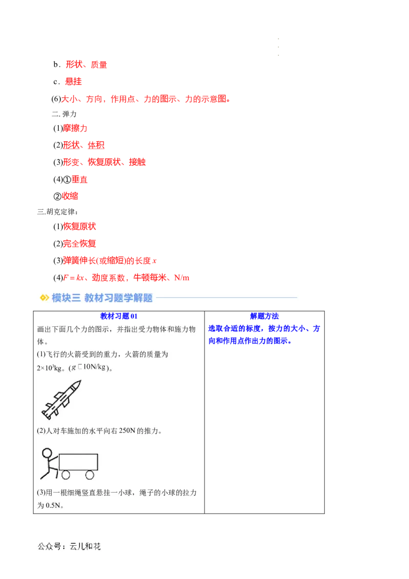 第09讲重力与弹力（解析版）_2024-2025高一（7-7月题库）_2024年7月试卷_07082024年初升高物理无忧衔接（通用版）+暑假自学课2024年新高一物理暑假提升精品讲义