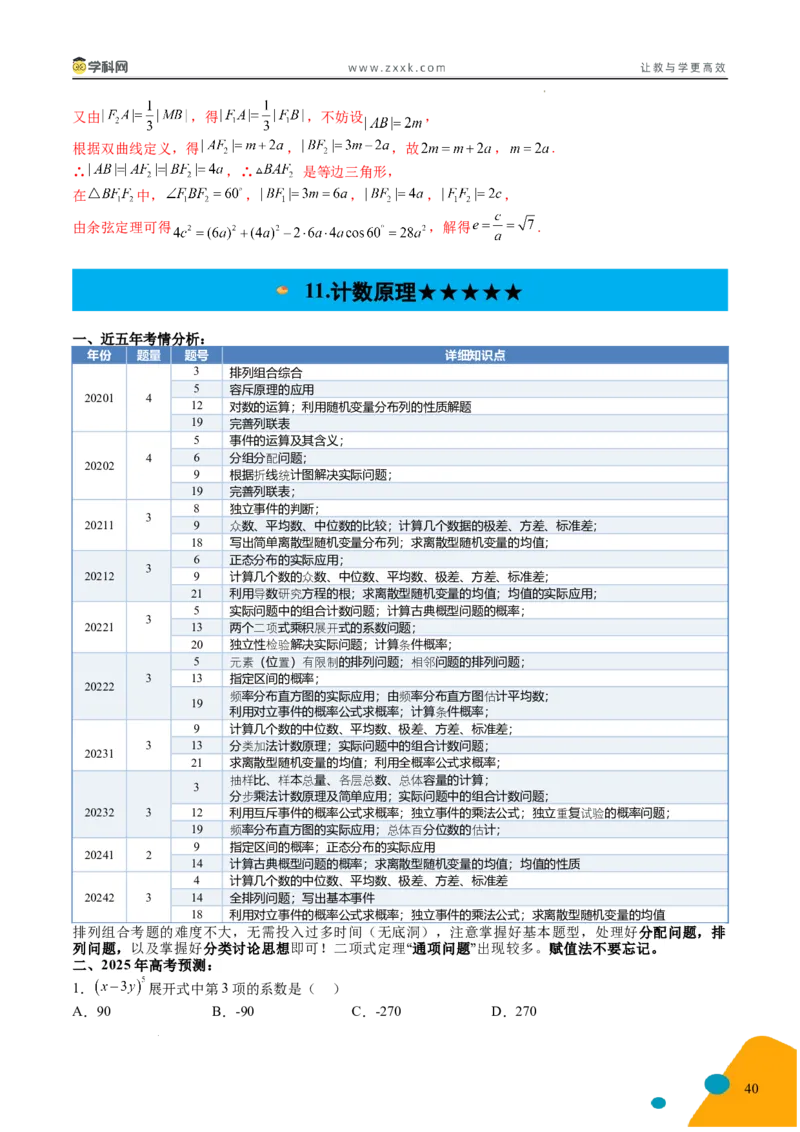 2025年高考数学考前最后一课_2024-2025高三（6-6月题库）_2025年05月试卷_05242025年高考考前最后一课数学