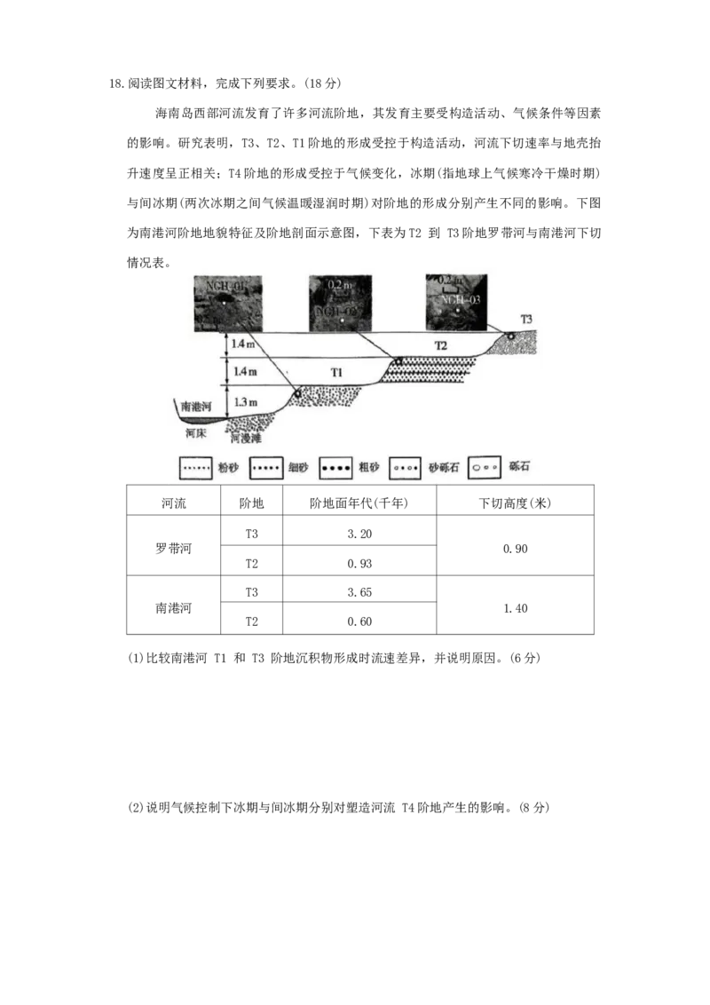 湖南省长沙市长郡中学2024-2025学年高一上学期12月月考地理试题Word版无答案_2024-2025高一（7-7月题库）_2024年12月试卷_1214湖南省长沙市长郡中学2024-2025学年高一上学期12月月考