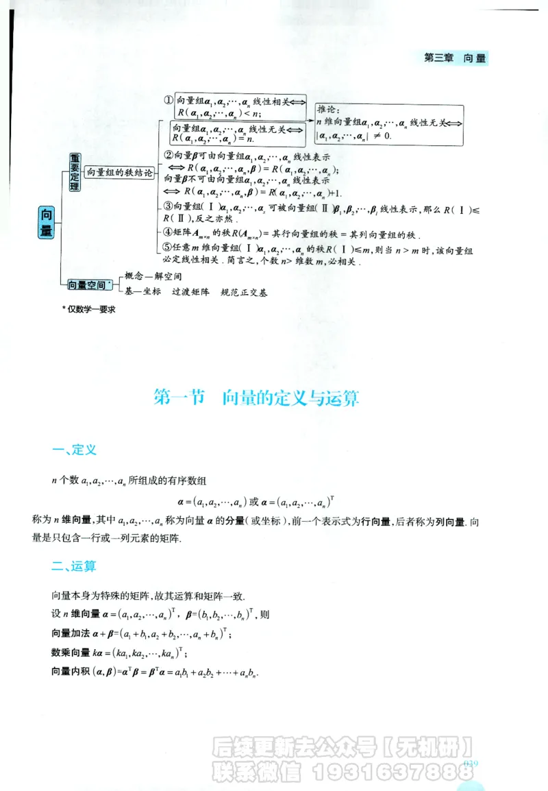 2026考研数学线性代数辅导讲义-基础强化一本通-喻老_06.2026考研数学俞老全程班_00.书籍讲义