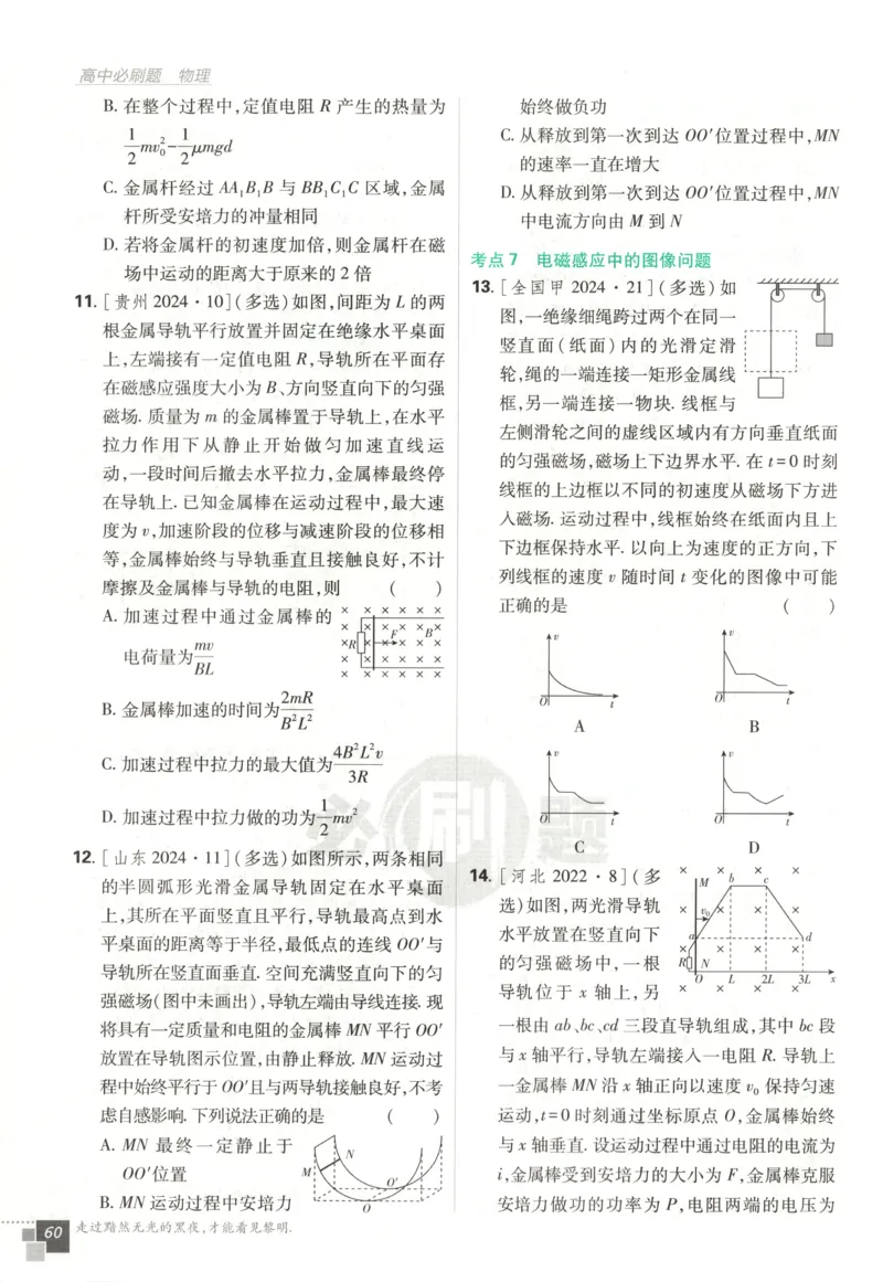 主书_2026版高中必刷题_物理_2026版高中必刷题物理鲁科版_高中必刷题物理选修二LK