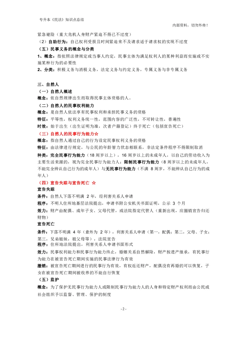 成考专升本《民法》知识点总结(1)_成考本科-所有考试科目-近10年真题和答案+2026备考通关资料大全_民法-近10年真题和答案+2026成考本科备考通关资料大全