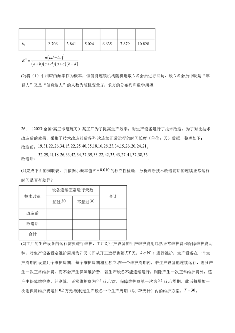第八章成对数据的统计分析（A卷&middot;知识通关练）（原卷版）_E015高中全科试卷_数学试题_选修3_01.单元测试_单元测试AB卷2023年