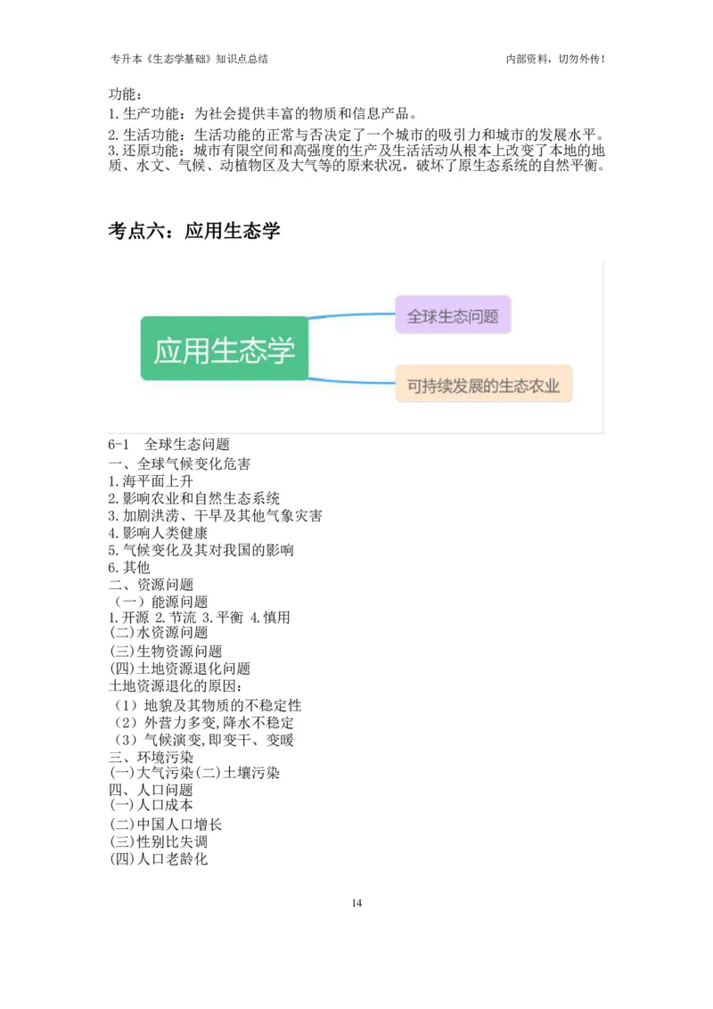 专升本《生态学基础》知识点总结_成考本科-所有考试科目-近10年真题和答案+2026备考通关资料大全_生态学基础-近10年真题和答案+2026成考本科备考通关资料大全