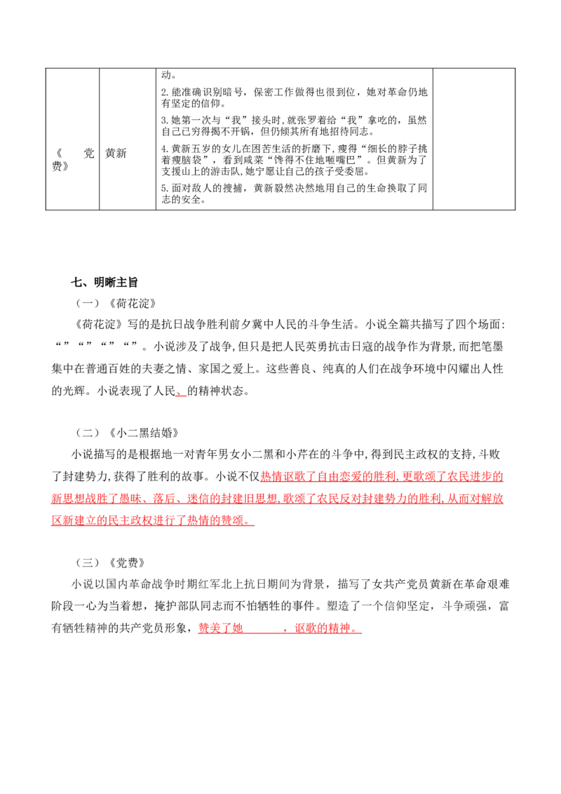 第2单元铭记革命历程感悟民族苦难与新生（学生版）-高二语文同步必背知识清单（统编版选择性必修中册）_E015高中全科试卷_语文试题_选修中_4.新版高中语文试卷选择性必修中册
