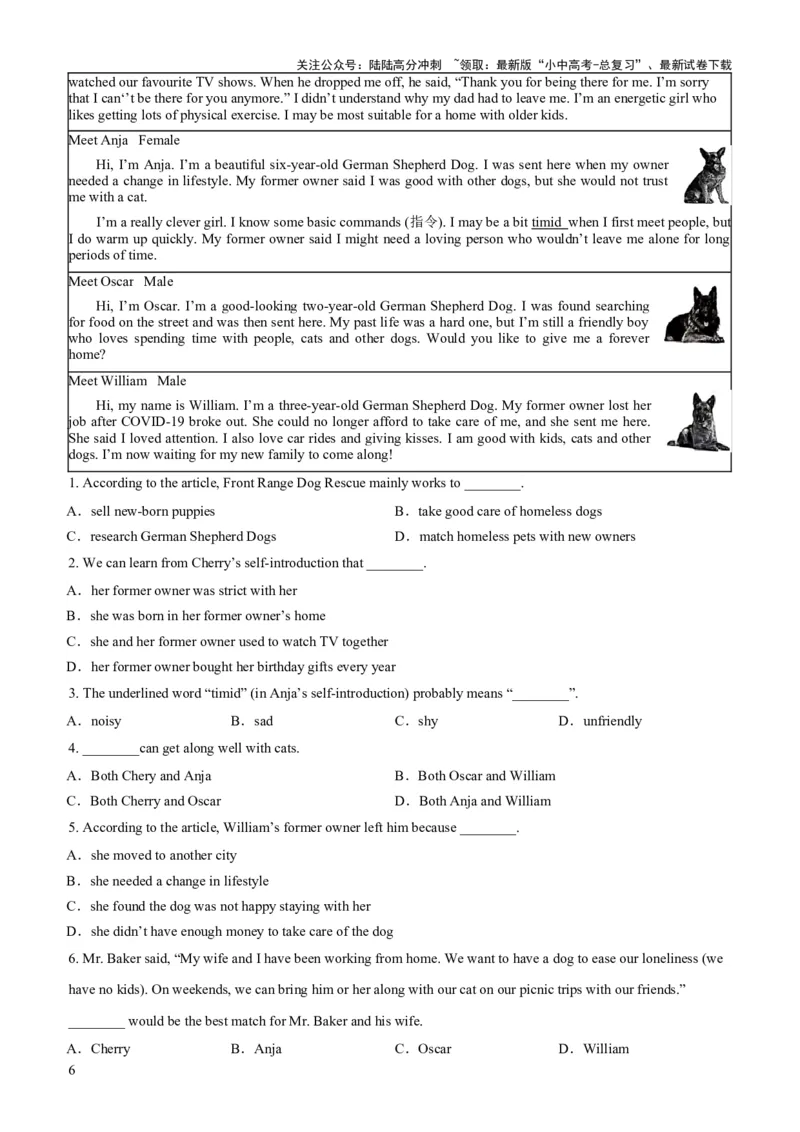 03-人与社会(一)&mdash;社会服务与人际沟通(B卷)(解析版)_02中考总复习（2026版更新中）_03-英语-中考总复习_2024年中考复习资料_三轮复习_2024年中考英语新课标话题考前冲刺题型综合突破
