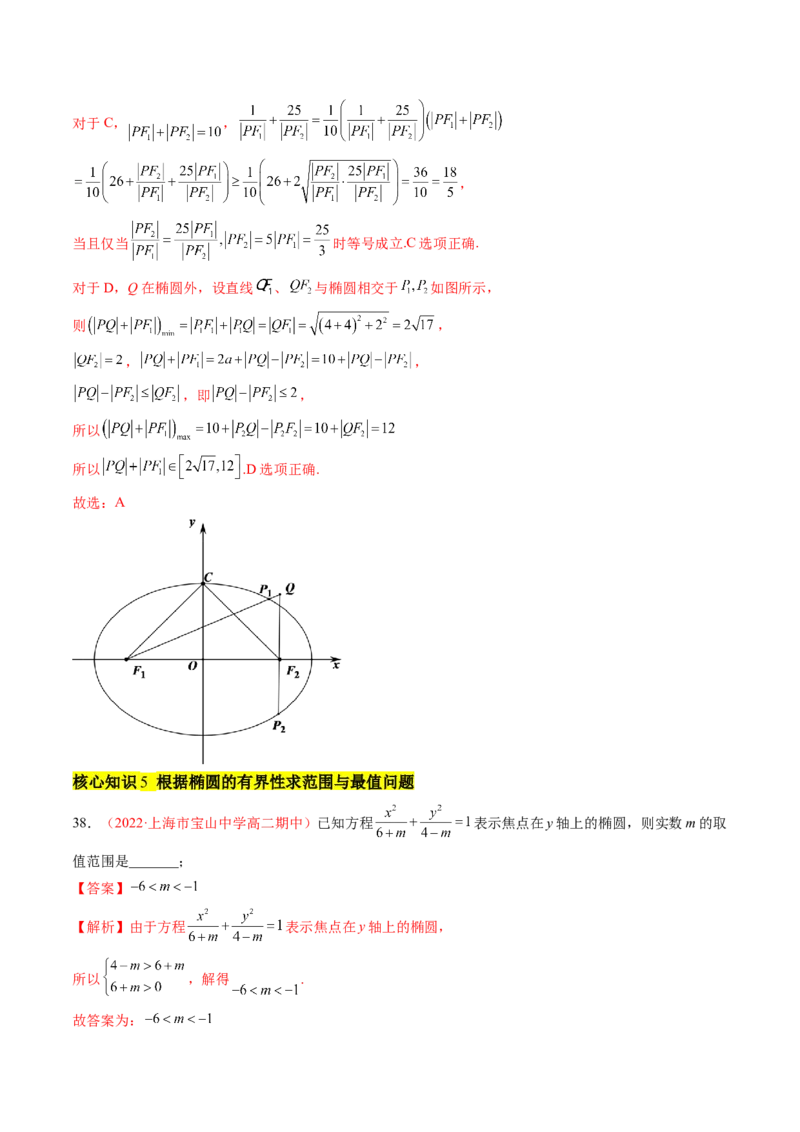 第三章圆锥曲线的方程（A卷&middot;知识通关练）（解析版）_E015高中全科试卷_数学试题_选修1_01.单元测试_单元测试AB卷