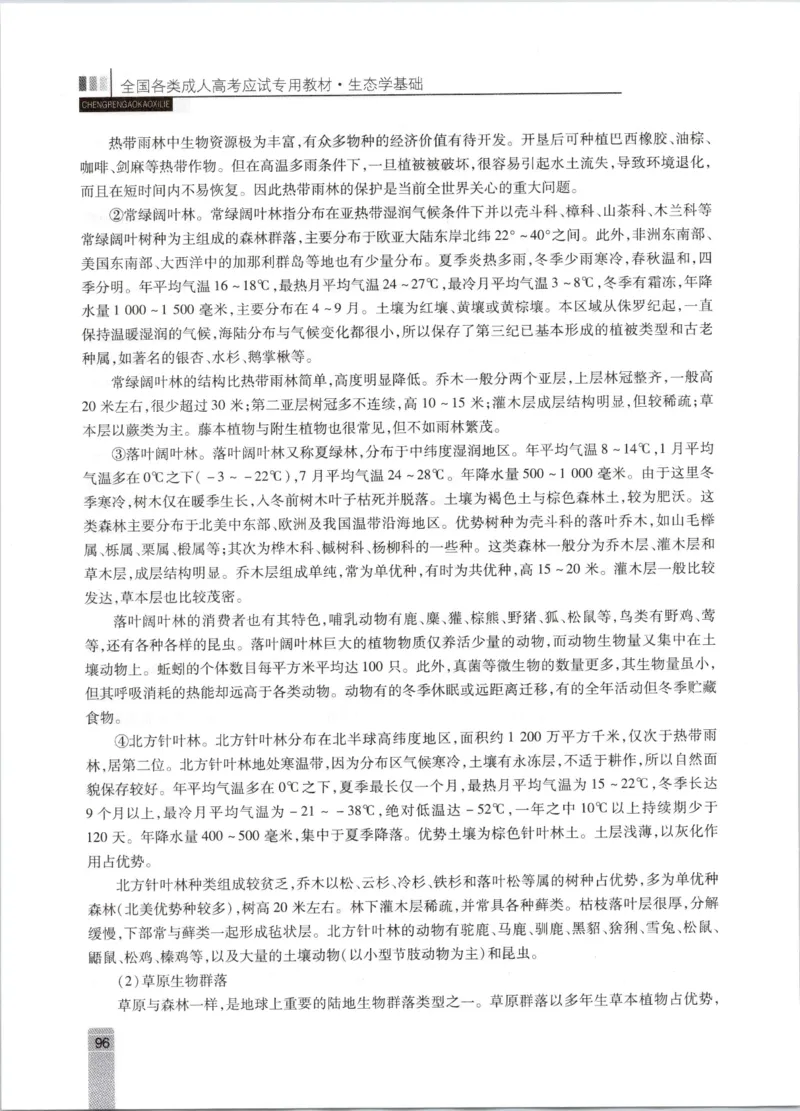 生态学-成人专升本生态学基础教材_成考本科-所有考试科目-近10年真题和答案+2026备考通关资料大全_生态学基础-近10年真题和答案+2026成考本科备考通关资料大全