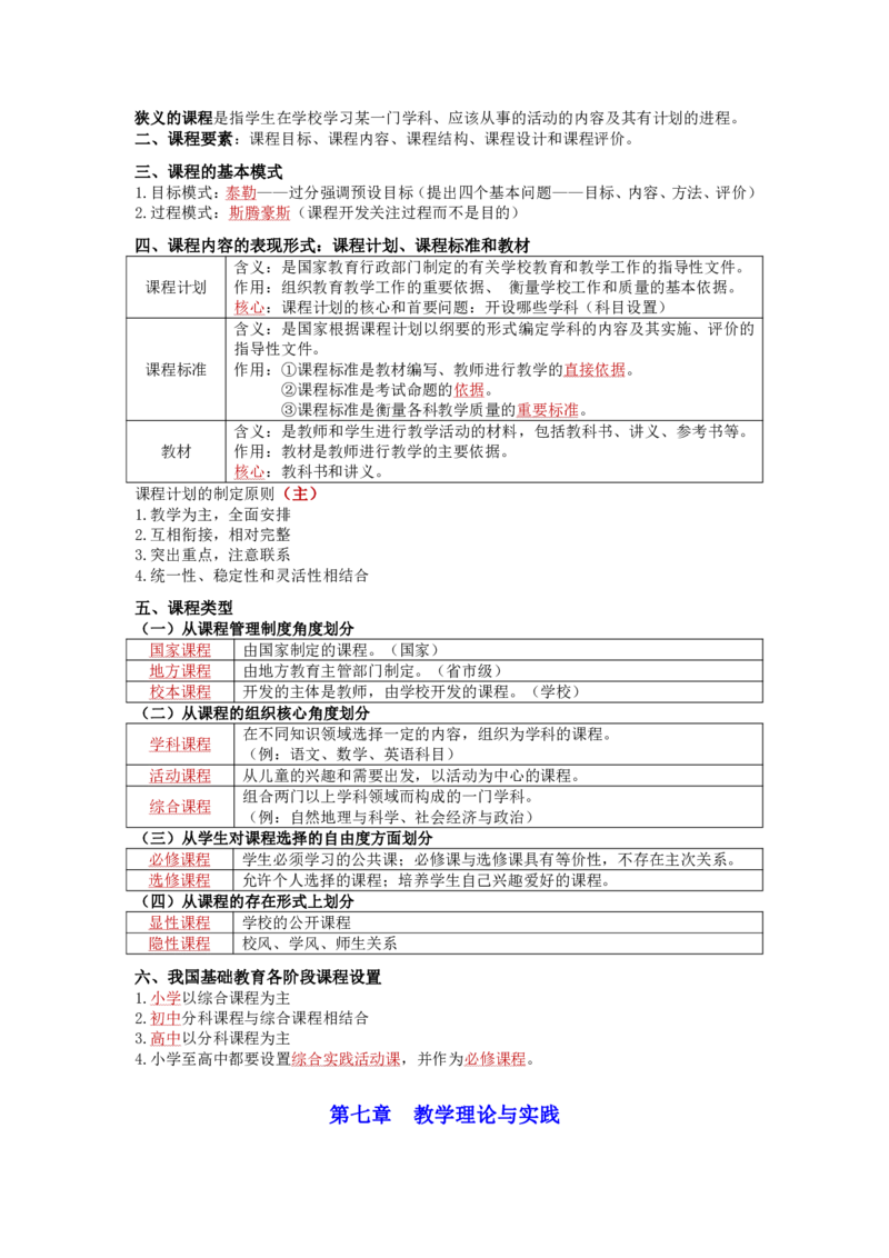 教育理论知识点总结_成考本科-所有考试科目-近10年真题和答案+2026备考通关资料大全_教育理论-近10年真题和答案+2026成考本科备考通关资料大全