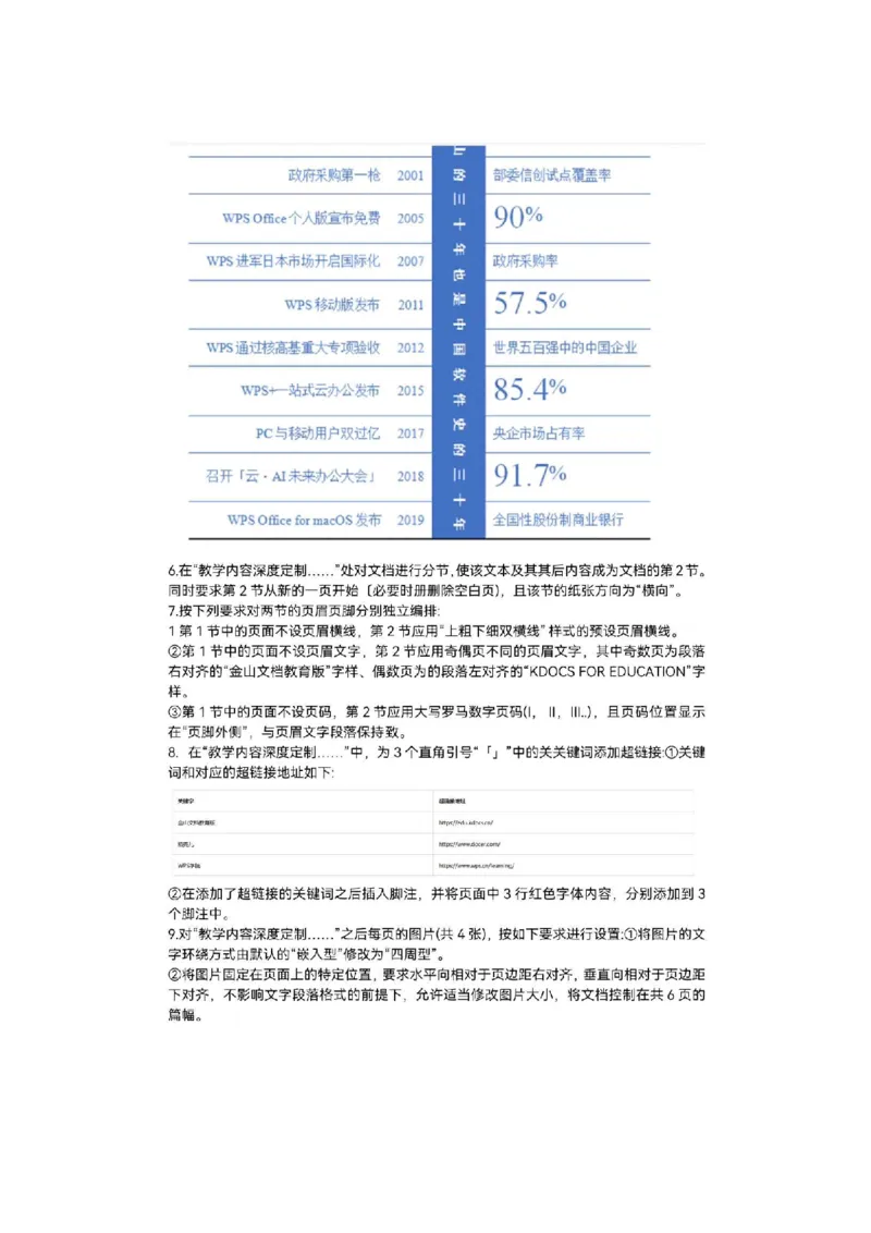 计算机二级真题pdf版合集_计算机二级WPS资料_03二级wps真题14套（题目+文字解析）_07wps真题讲解文字版