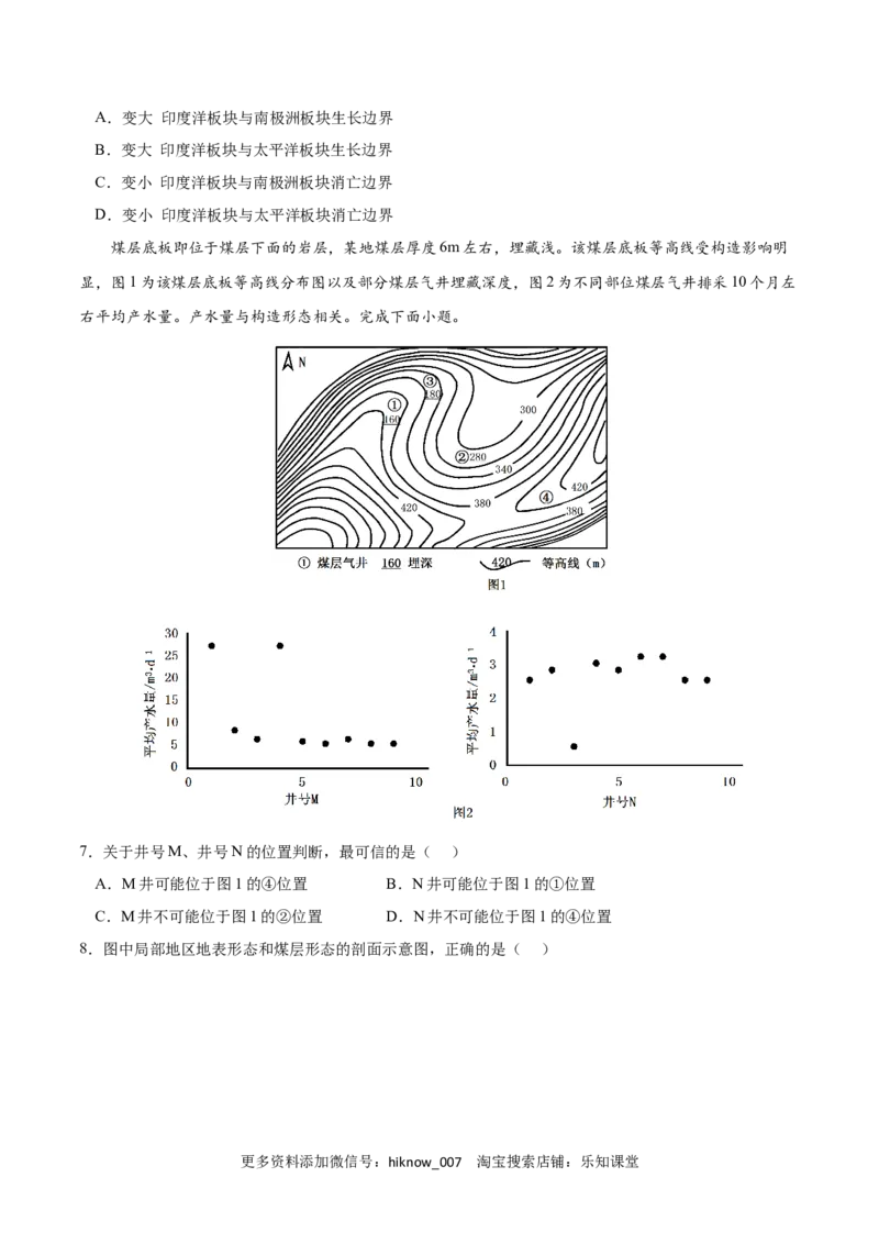 第二章地表形态的塑造（A卷&bull;单元考点）-2022-2023学年高二地理上学期同步单元卷（人教版2019选择性必修1）（原卷版）_E015高中全科试卷_地理试题_选修1_1.单元测试