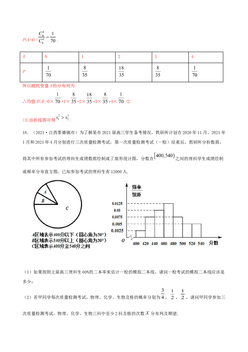 第七章章末测试（解析版）_E015高中全科试卷_数学试题_选修3_02.同步练习_同步练习-举一反三（第三套）_第七章章末测试-高二数学一隅三反系列（人教A版2019选择性必修第三册）