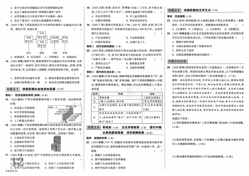 历史_2026万唯系列预习复习_2026版初中《万唯》中考真题分类与新考法（语数外物历道生）_2026万唯中考历史分类与新考法