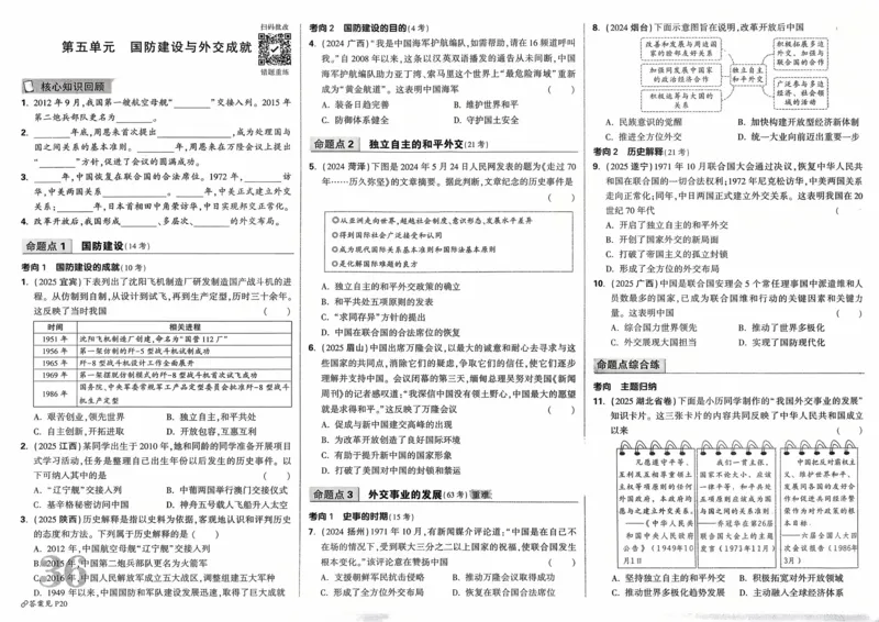 历史_2026万唯系列预习复习_2026版初中《万唯》中考真题分类与新考法（语数外物历道生）_2026万唯中考历史分类与新考法