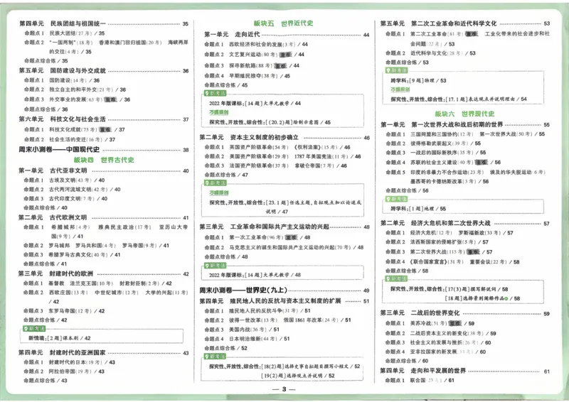 历史_2026万唯系列预习复习_2026版初中《万唯》中考真题分类与新考法（语数外物历道生）_2026万唯中考历史分类与新考法
