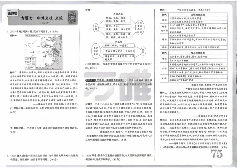 历史_2026万唯系列预习复习_2026版初中《万唯》中考真题分类与新考法（语数外物历道生）_2026万唯中考历史分类与新考法