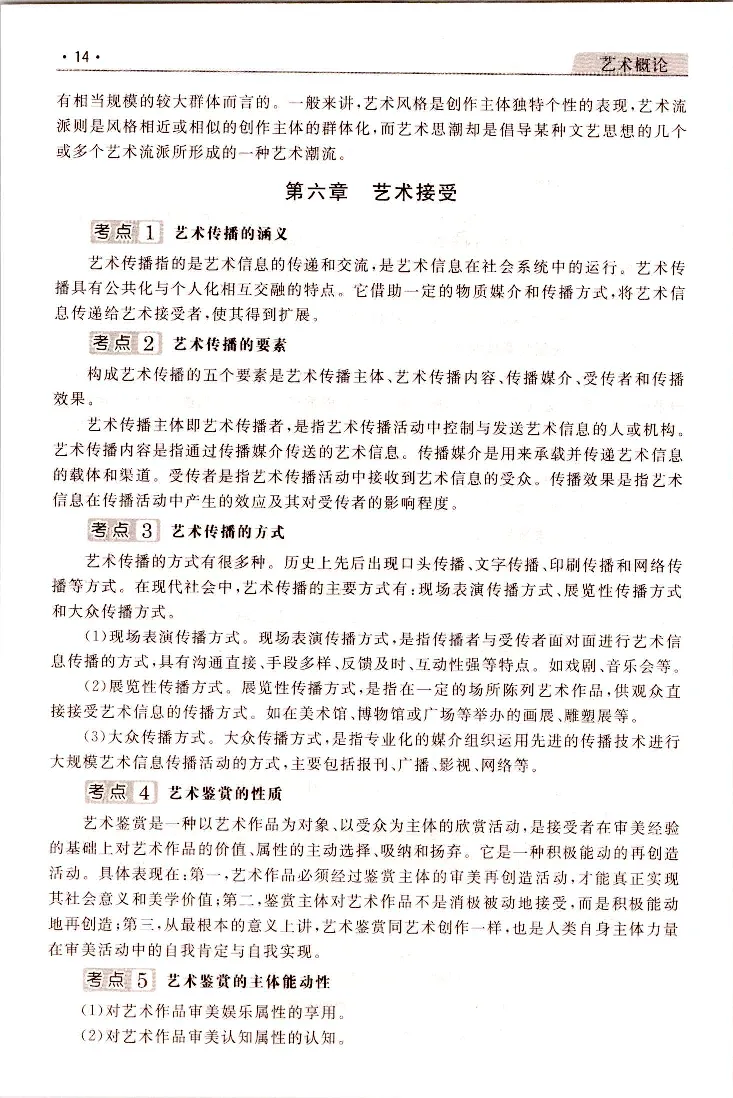 艺术概论常考、易考点_成考本科-所有考试科目-近10年真题和答案+2026备考通关资料大全_艺术概论-近10年真题和答案+2026成考本科备考通关资料大全
