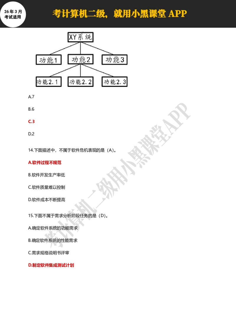 计算机二级WPSOffice精选300题_计算机二级WPS资料_0526年3月二级wps自查清单+框架+300题
