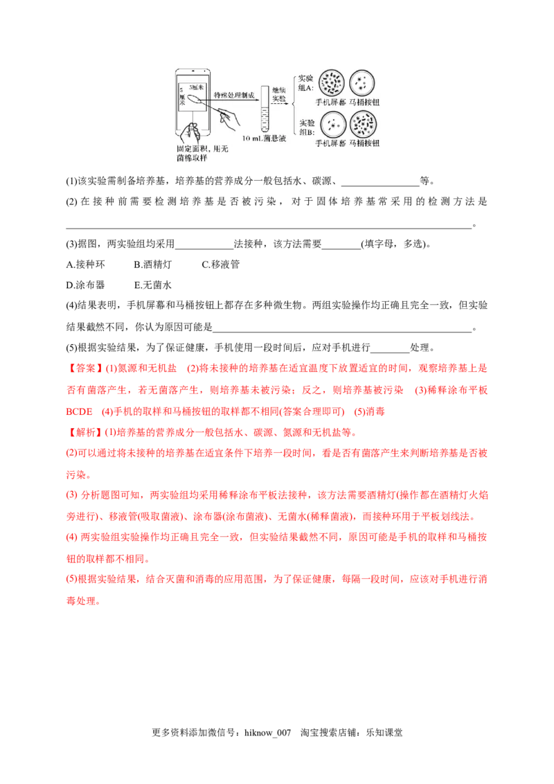 第一单元发酵工程（基础过关）-2022-2023学年高二生物单元测试定心卷（人教版2019选择性必修3）（解析版）_E015高中全科试卷_生物试题_选修3_1.单元测试_2.单元测试