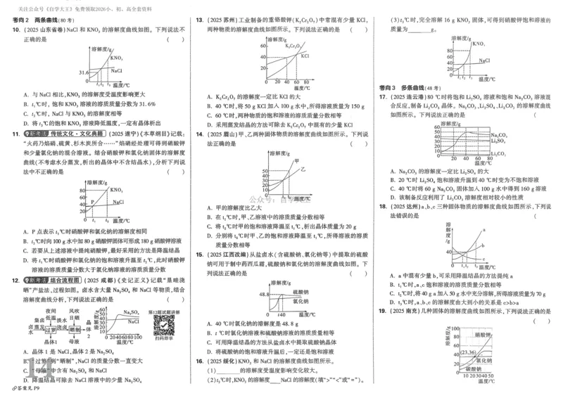 化学_2026万唯系列预习复习_2026版初中《万唯中考真题》分类与新考法（化学地理）_化学