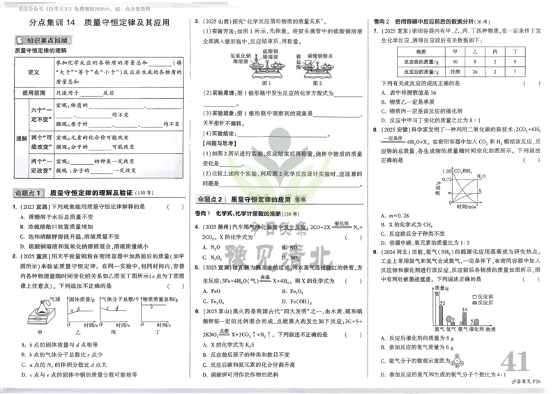 化学_2026万唯系列预习复习_2026版初中《万唯中考真题》分类与新考法（化学地理）_化学
