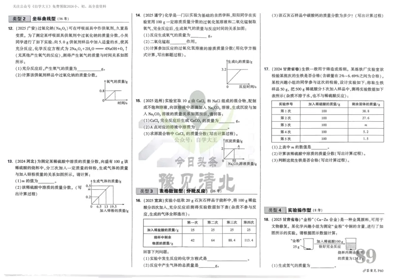 化学_2026万唯系列预习复习_2026版初中《万唯中考真题》分类与新考法（化学地理）_化学