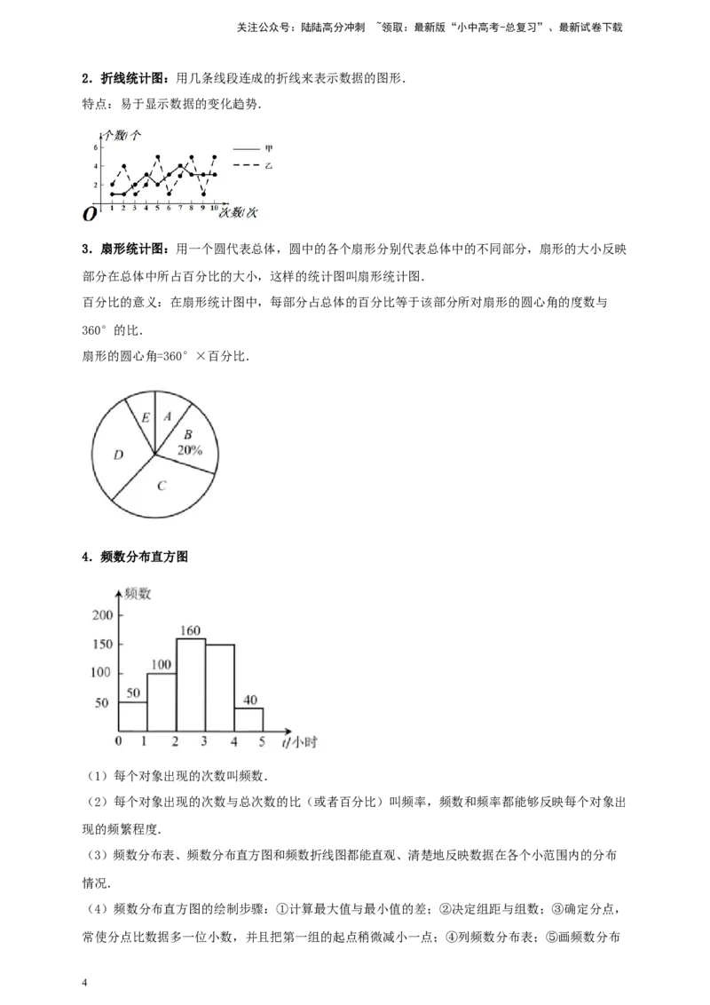 2025年中考数学一轮复习学案：7.1抽样与数据分析（教师版）_02中考总复习（2026版更新中）_02-数学-中考总复习_2025中考复习资料_2025年中考数学一轮复习学案（全国通用）