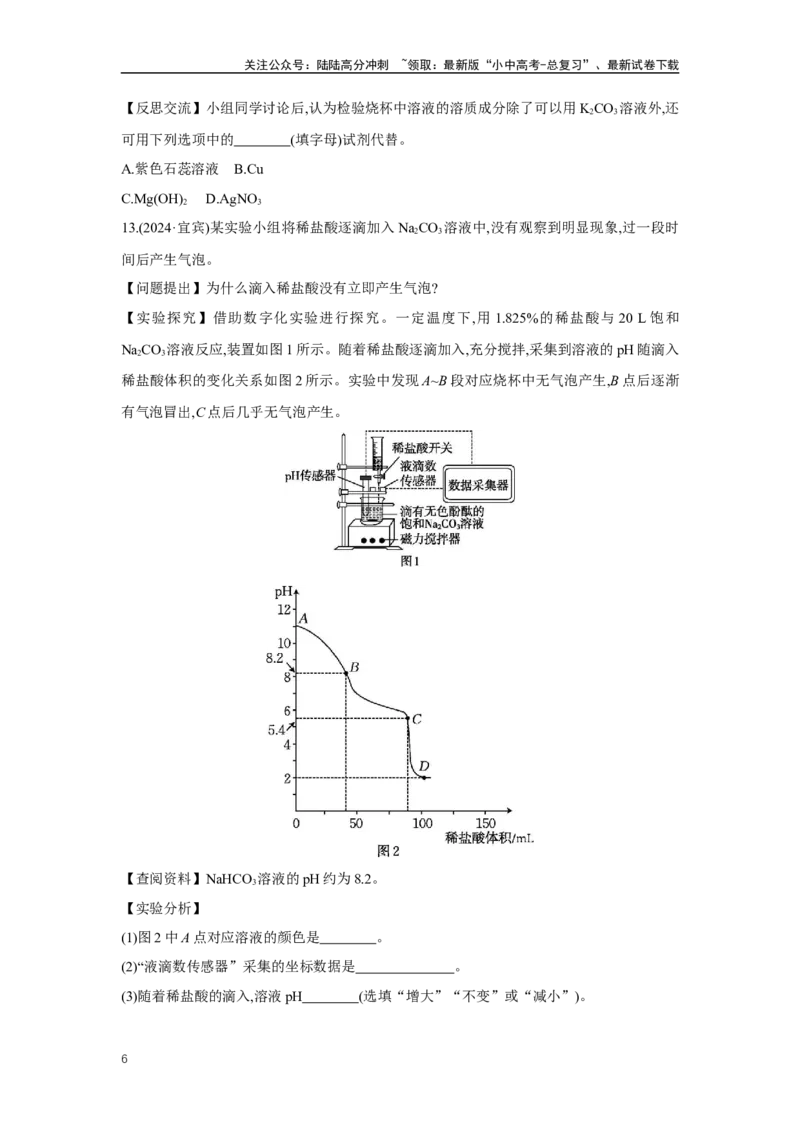 1.2.2盐化肥2025年中考化学（人教版）一轮考点研究练习（含解析）_02中考总复习（2026版更新中）_05-化学-中考总复习_2025年中考复习资料_2025年中考化学一轮考点研究练习（含解析）