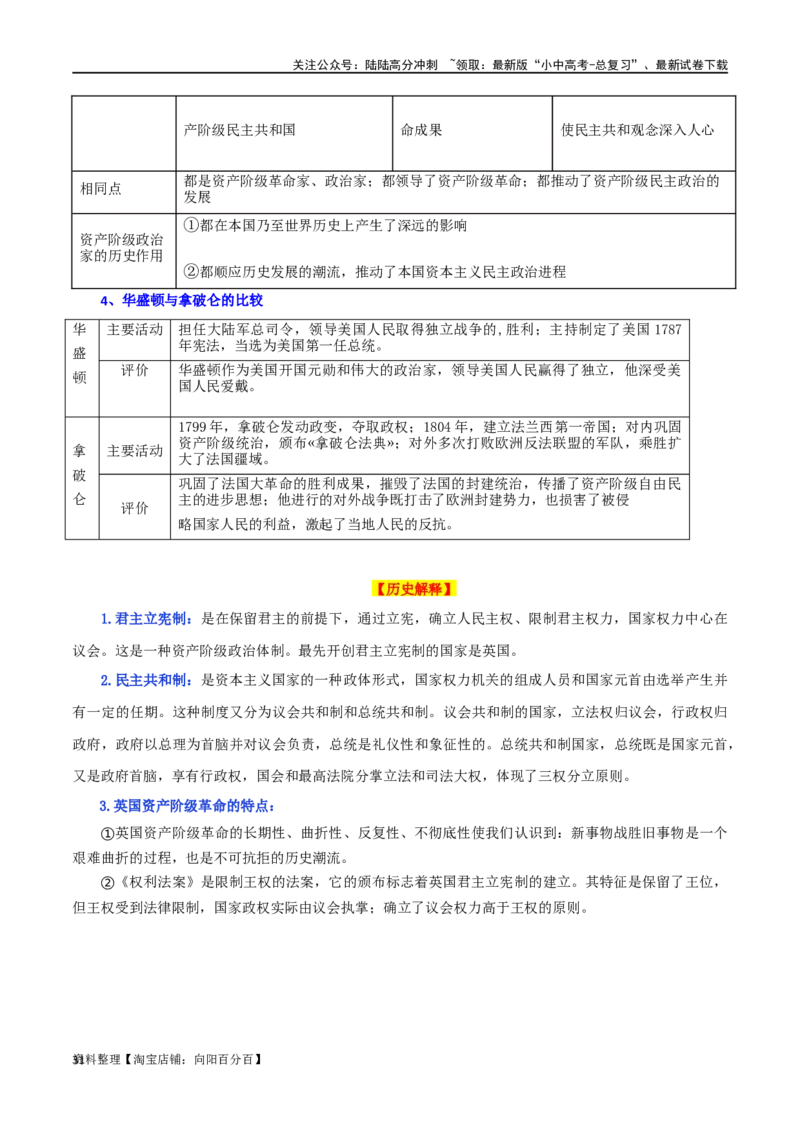 05九上历史知识清单-口袋书2024年中考历史一轮复习知识清单_02中考总复习（2026版更新中）_06-历史-中考总复习_2024年中考复习资料_一轮复习