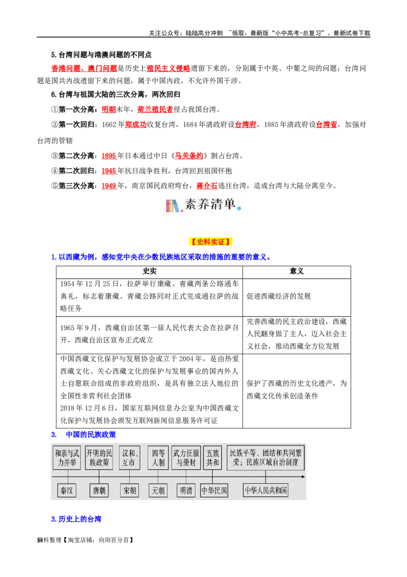 04八下历史知识清单-口袋书2024年中考历史一轮复习知识清单_02中考总复习（2026版更新中）_06-历史-中考总复习_2024年中考复习资料_一轮复习