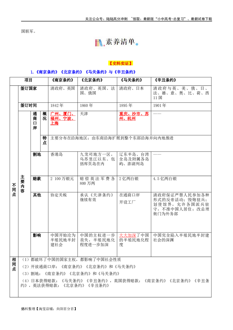 03八上历史知识清单-口袋书2024年中考历史一轮复习知识清单_02中考总复习（2026版更新中）_06-历史-中考总复习_2024年中考复习资料_一轮复习