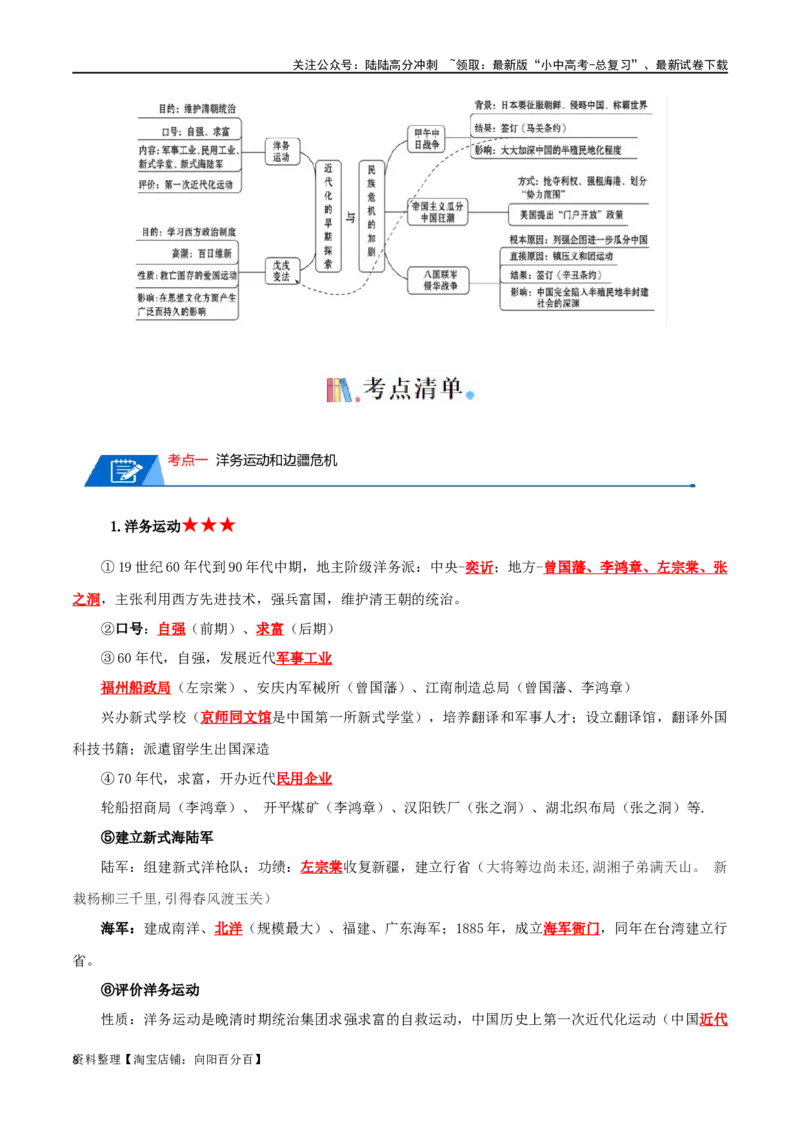 03八上历史知识清单-口袋书2024年中考历史一轮复习知识清单_02中考总复习（2026版更新中）_06-历史-中考总复习_2024年中考复习资料_一轮复习