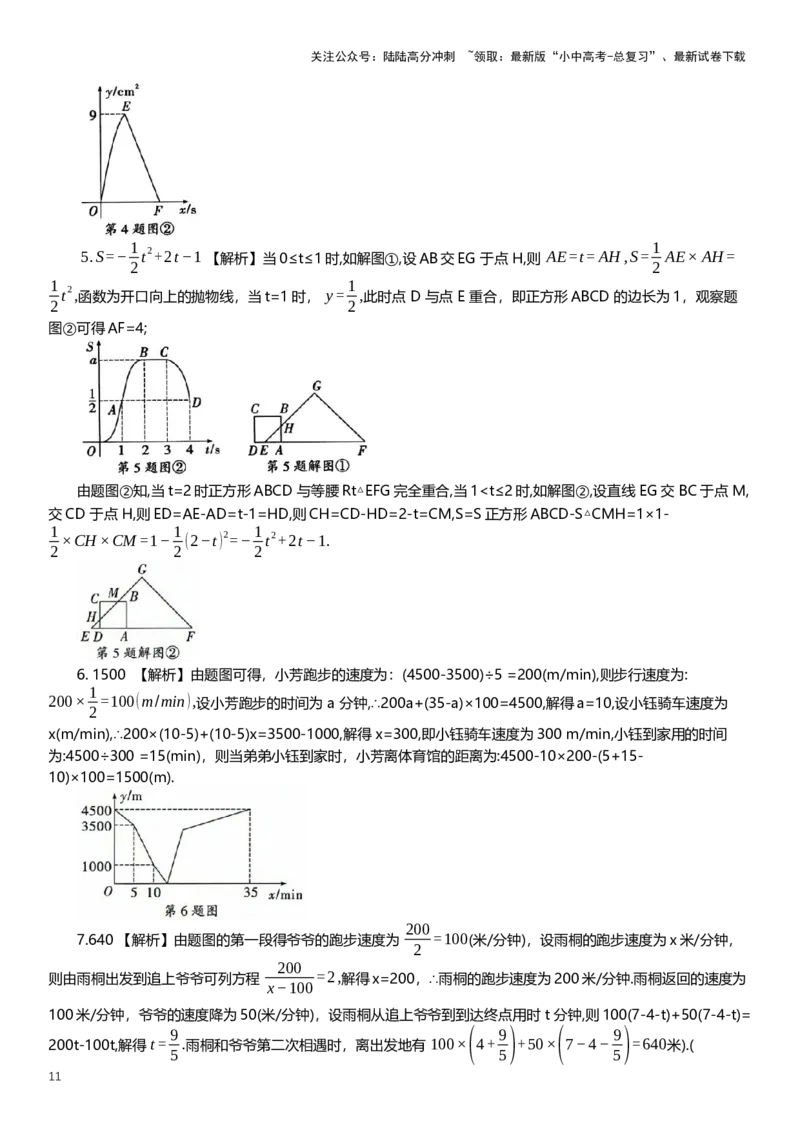 2025年中考数学专题复习：分析函数图像（含解析）_02中考总复习（2026版更新中）_02-数学-中考总复习_2025中考复习资料_2025年中考数学专题复习（通用版，含解析）