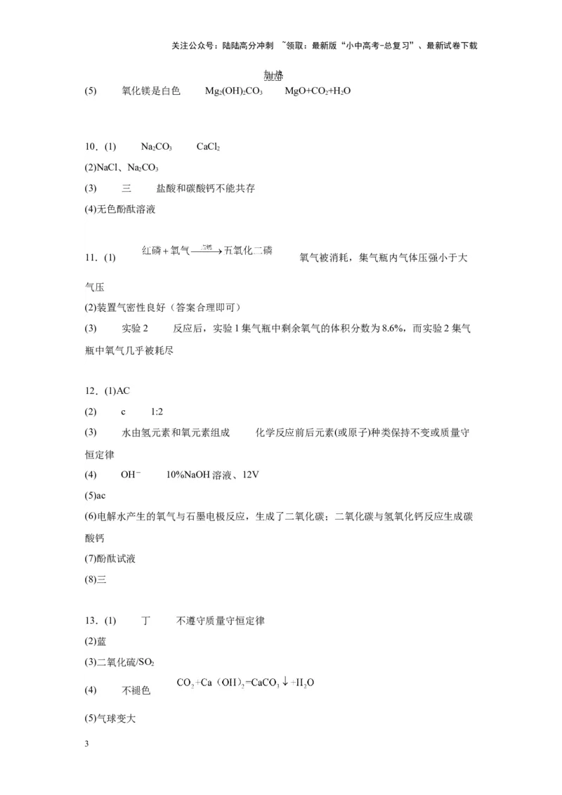 2024年九年级中考化学专题复习：科学探究题(含答案)_02中考总复习（2026版更新中）_05-化学-中考总复习_2024年中考复习资料_二轮复习资料_2024年九年级中考化学二轮专题复习(含答案)