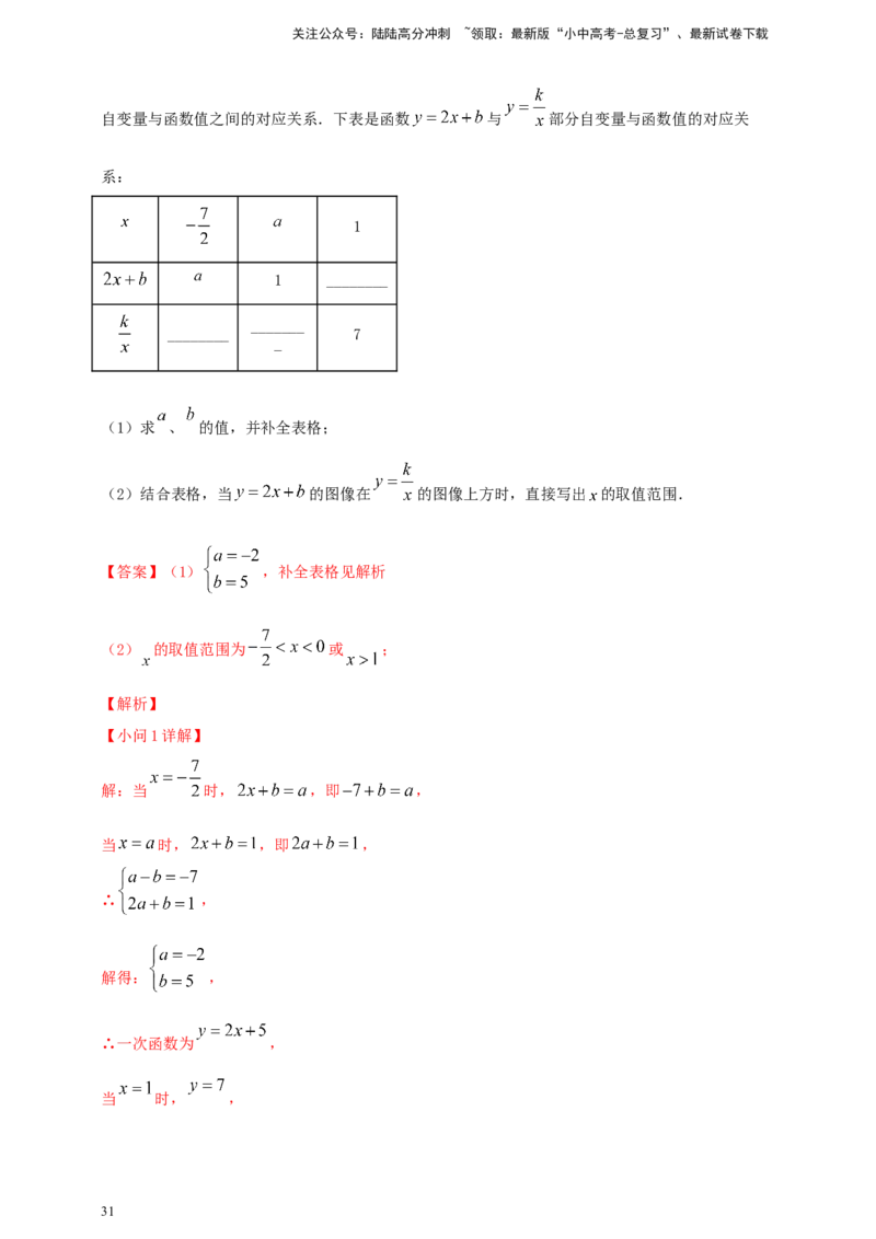 2025年中考数学一轮复习学案：3.3反比例函数（教师版）_02中考总复习（2026版更新中）_02-数学-中考总复习_2025中考复习资料_2025年中考数学一轮复习学案（全国通用）