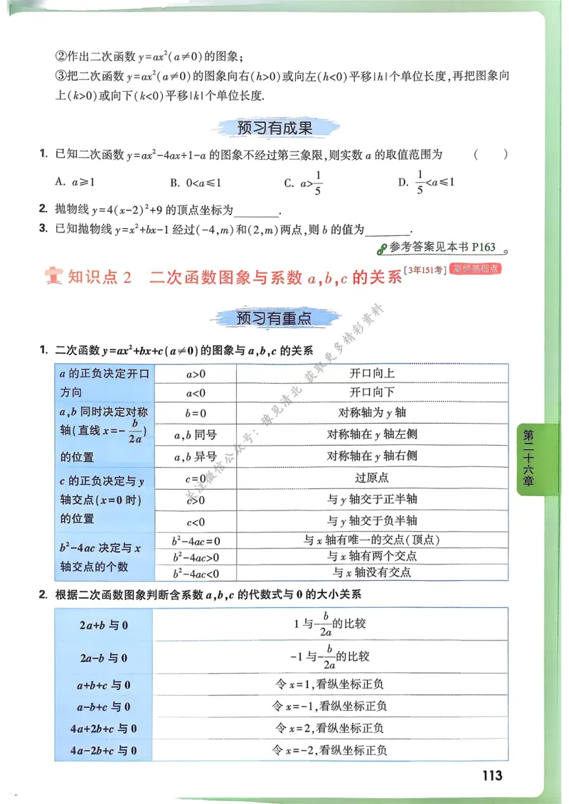 数学高频考点考前突破_万唯中考《初中中考训练方案&middot;2026版(全九科)》