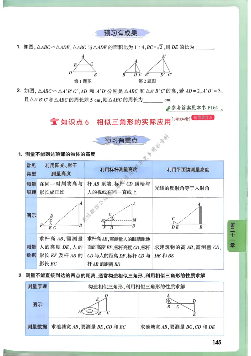数学高频考点考前突破_万唯中考《初中中考训练方案&middot;2026版(全九科)》