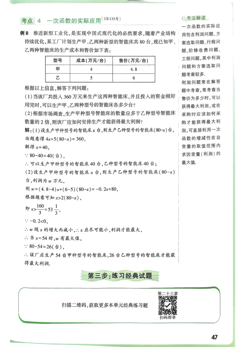 数学高频考点考前突破_万唯中考《初中中考训练方案&middot;2026版(全九科)》