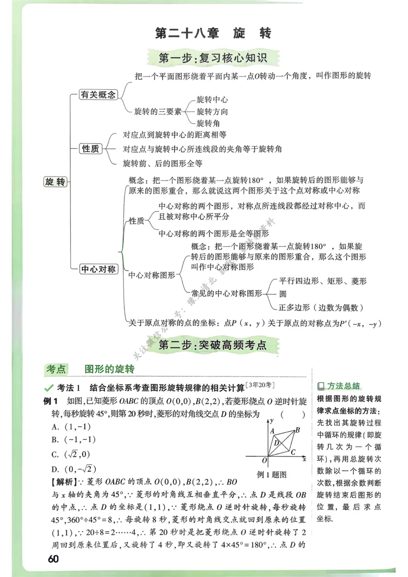 数学高频考点考前突破_万唯中考《初中中考训练方案&middot;2026版(全九科)》