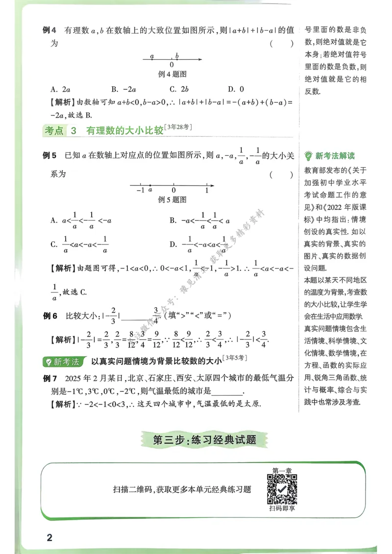 数学高频考点考前突破_万唯中考《初中中考训练方案&middot;2026版(全九科)》