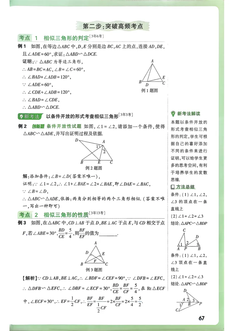 数学高频考点考前突破_万唯中考《初中中考训练方案&middot;2026版(全九科)》