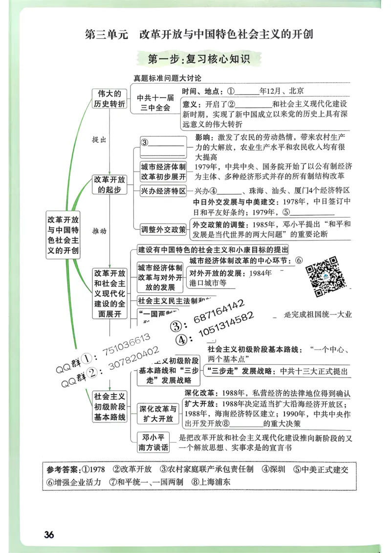 历史高频考点考前突破_万唯中考《初中中考训练方案&middot;2026版(全九科)》