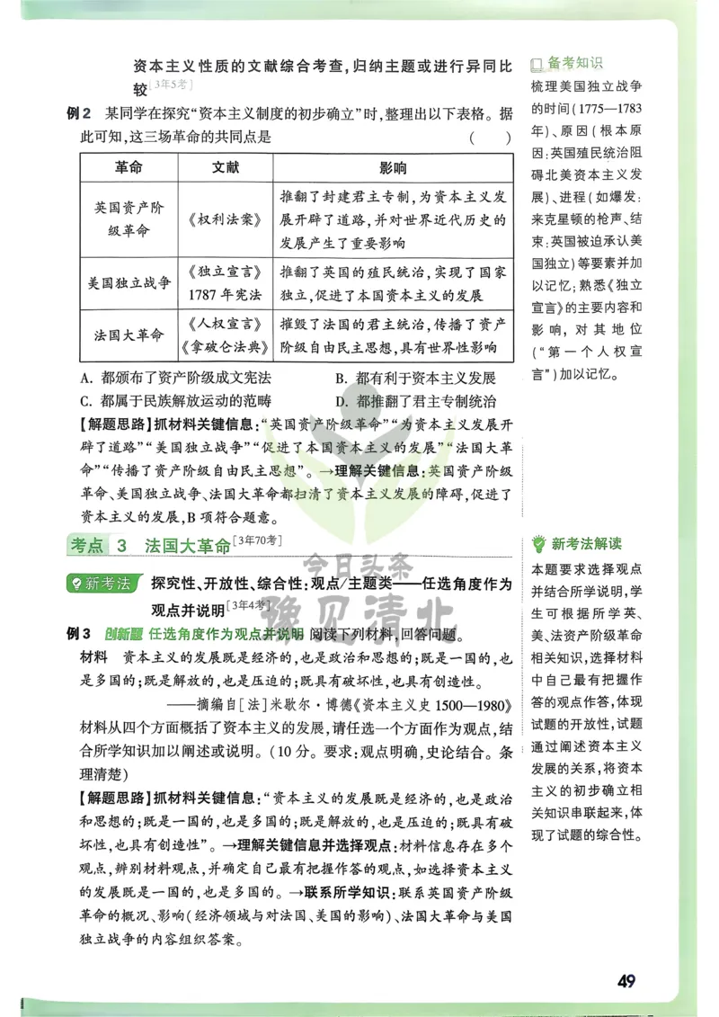 历史高频考点考前突破_万唯中考《初中中考训练方案&middot;2026版(全九科)》