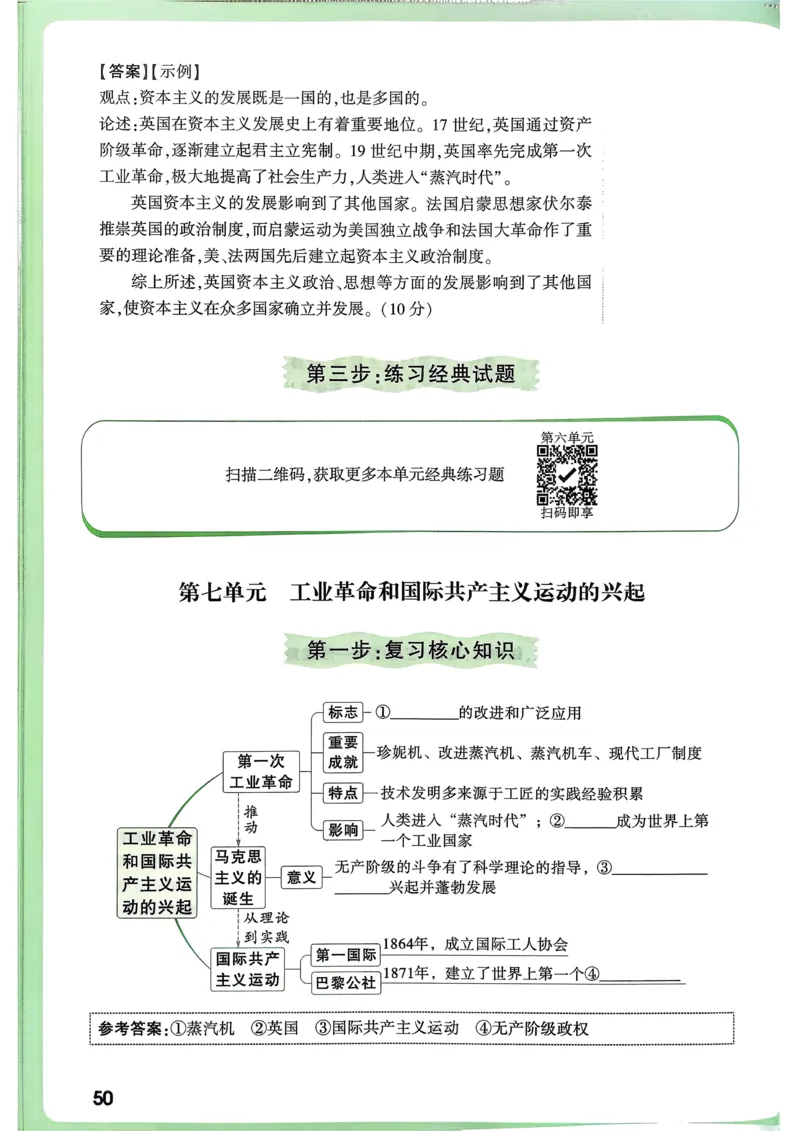 历史高频考点考前突破_万唯中考《初中中考训练方案&middot;2026版(全九科)》