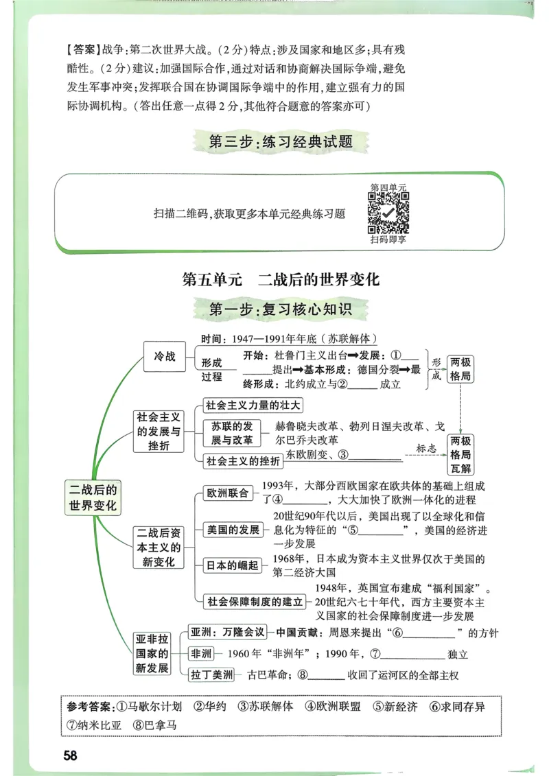 历史高频考点考前突破_万唯中考《初中中考训练方案&middot;2026版(全九科)》