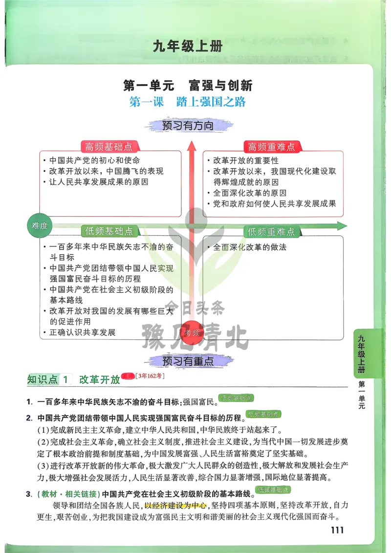 道法高频考点考前突破_万唯中考《初中中考训练方案&middot;2026版(全九科)》