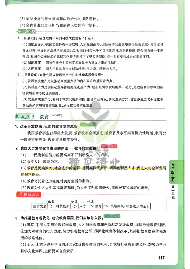 道法高频考点考前突破_万唯中考《初中中考训练方案&middot;2026版(全九科)》