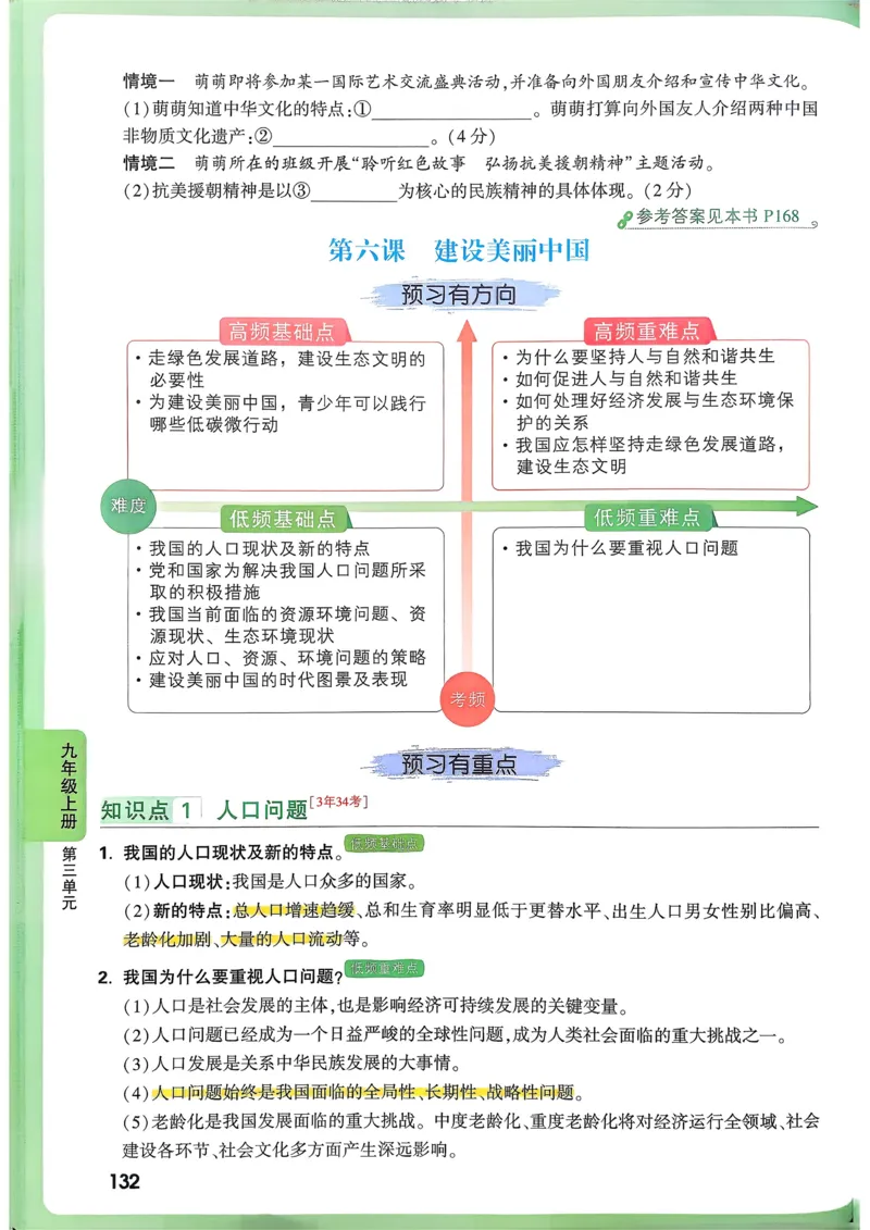 道法高频考点考前突破_万唯中考《初中中考训练方案&middot;2026版(全九科)》